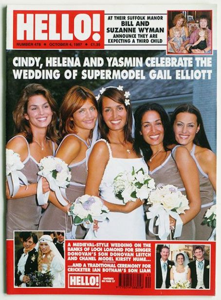 Gail Elliott - Hello! Magazine Cover [United Kingdom] (4 October 1997)