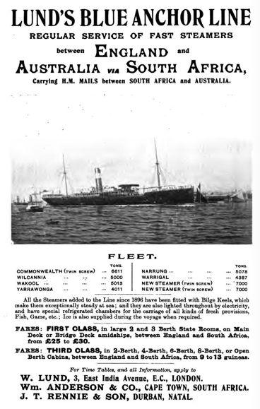 Blue Anchor Line