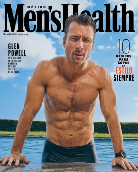 Glen Powell - Men's Health Magazine Cover [Mexico] (February 2024)