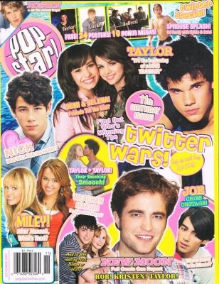 Robert Pattinson, Popstar! Magazine November 2009 Cover Photo - United ...