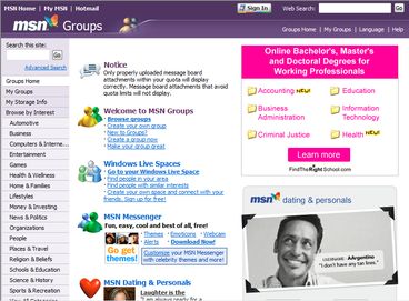 MSN Groups