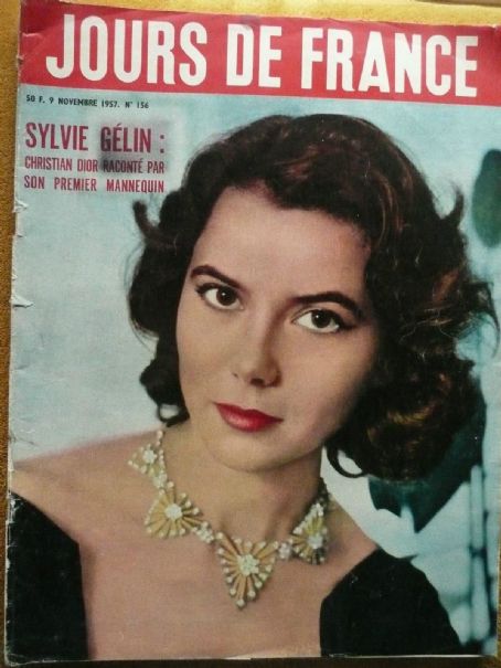 Sylvie Gelin, Sylvie Hirsch, Jours de France Magazine 09 November 1957 ...