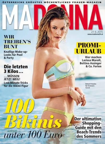 Behati Prinsloo - Madonna Magazine Cover [Austria] (27 June 2015)