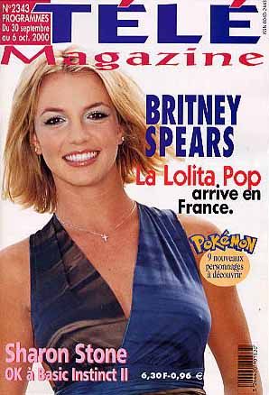 Britney Spears, Tele Magazine Magazine 30 September 2000 Cover Photo ...
