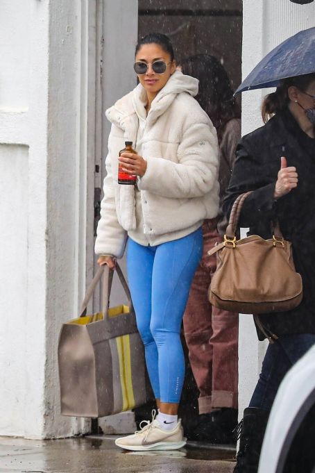 Nicole Scherzinger – With Thom Evans seen while visiting Nicole’s stylist in Beverly Hills