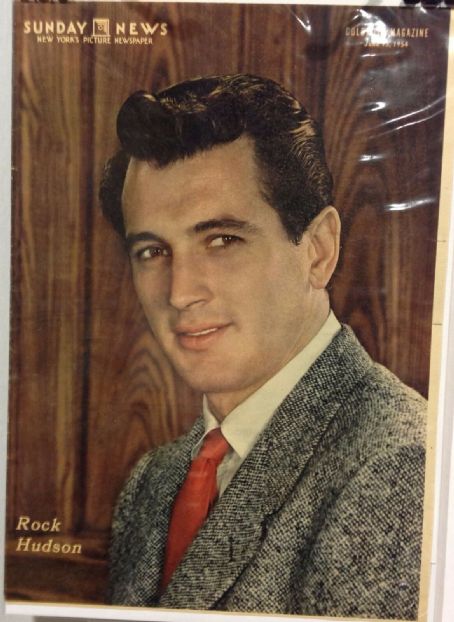 Rock Hudson, Sunday News Magazine 13 June 1954 Cover Photo - United States