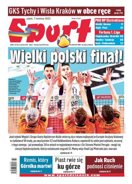 Aleksander Śliwka, Sport Magazine 07 April 2023 Cover Photo - Poland