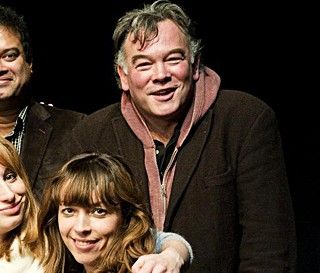 Stewart Lee and Bridget Christie