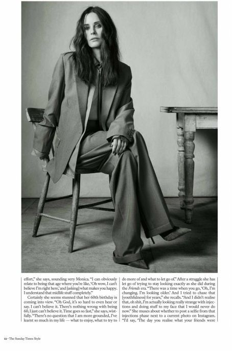 Courteney Cox - The Sunday Times:- Style Magazine Pictorial [United Kingdom] (20 February 2022)