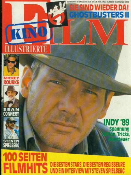 Indiana Jones - Film Illustrierte Magazine Cover [West Germany] (September 1989)