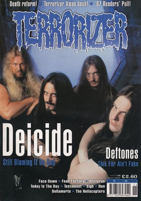 Deicide, Glen Benton, Steve Asheim, Terrorizer Magazine November 1997 ...