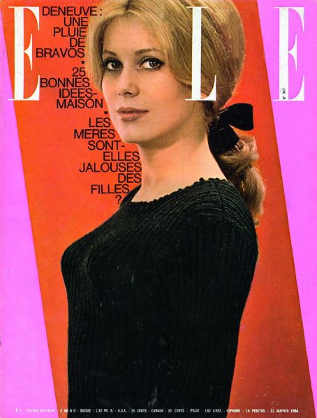 Catherine Deneuve - Elle Magazine Cover [France] (31 January 1964)
