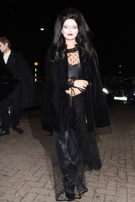 Kate Moss and Nikolai von Bismarck – Arriving at LAYLOW Halloween Party in London
