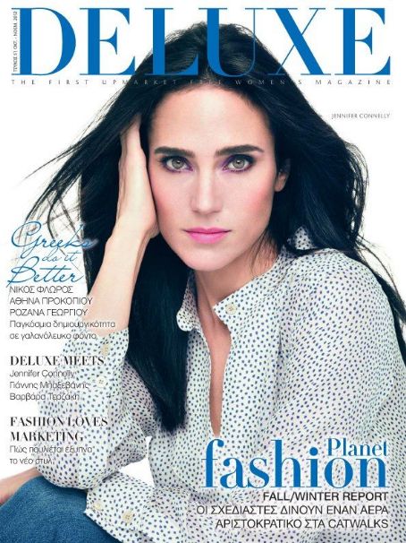 Jennifer Connelly, Deluxe Magazine October 2012 Cover Photo - Greece