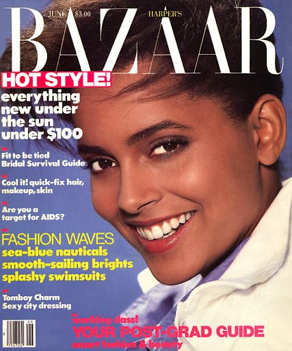 Louise Vyent, Harper's Bazaar Magazine June 1988 Cover Photo - United ...