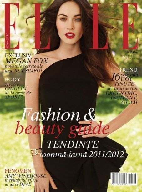 Megan Fox, Elle Magazine September 2011 Cover Photo - Romania