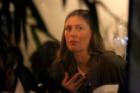 Maria Sharapova – Spotted with fiance at Manpuko BBQ restaurant in Los