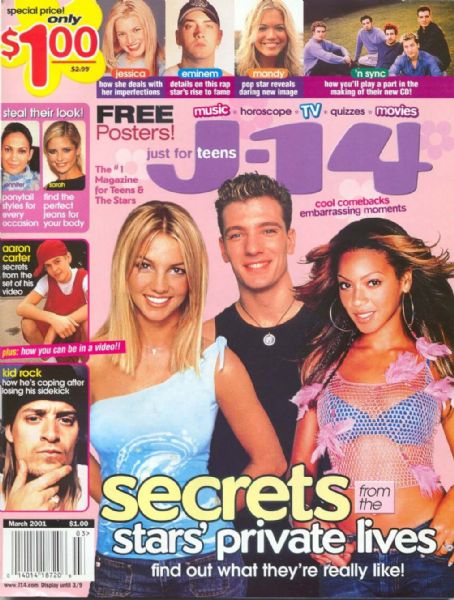 Britney Spears - J-14 Magazine Cover [United States] (March 2001)