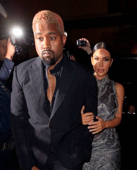Kim Kardashian and Kanye West – Arrives at Cher Musical in New York