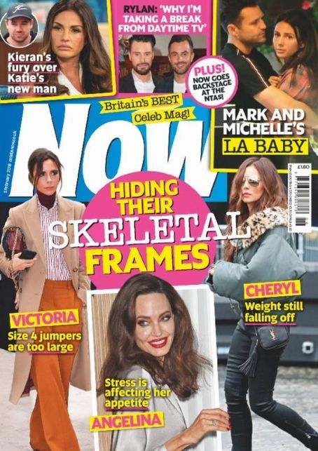 Angelina Jolie - Now Magazine Cover [United Kingdom] (5 February 2018)