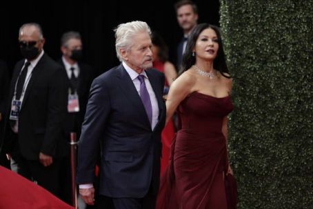 Michael Douglas and Catherine Zeta-Jones - 73rd Primetime Emmy Awards - Arrivals