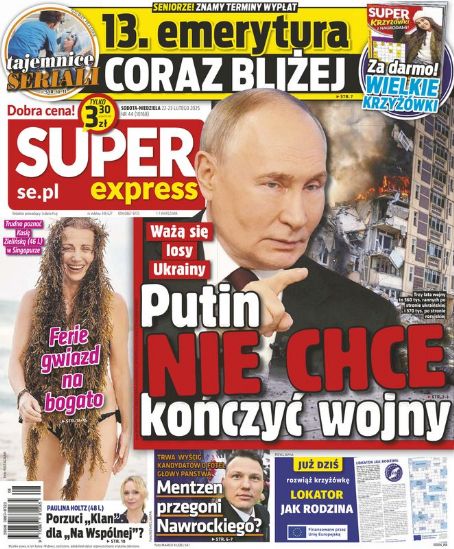 Katarzyna Zielinska - Super Express Magazine Cover [Poland] (22 February 2025)