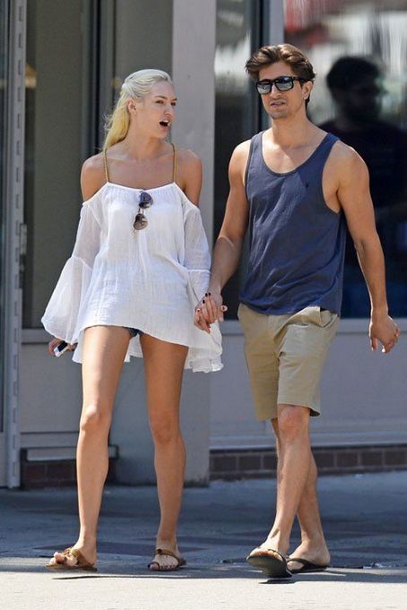 Candice Swanepoel and Hermann Nicoli out and about in NYC (June 21)