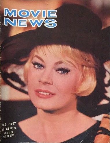 Anita Ekberg - Movie News Magazine Cover [Singapore] (February 1967)