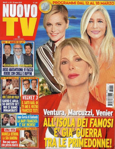 Alessia Marcuzzi, Nuovo TV Magazine 15 March 2016 Cover Photo - Italy