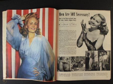 Janet Blair - Screen Guide Magazine Pictorial [United States] (September 1942)