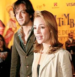 Paola Oliveira and Hudson Senna