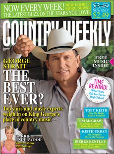 George Strait, Carrie Underwood, Country Weekly Magazine 03 August 2009 ...