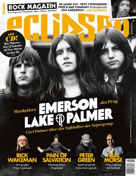 Emerson Lake and Palmer - Eclipsed Magazine Cover [Germany] (September 2020)