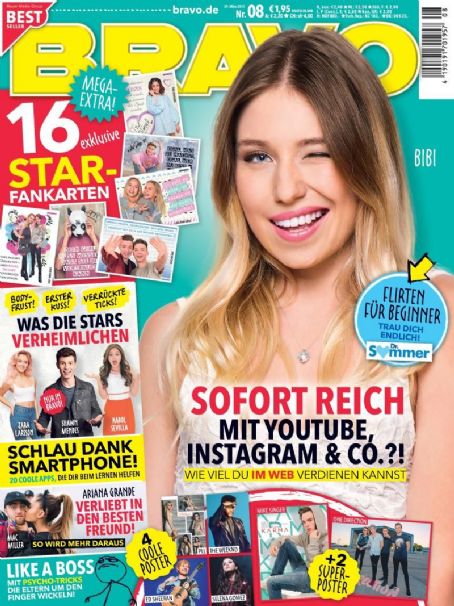 Bianca Heinicke, Bravo Magazine 29 March 2017 Cover Photo - Germany