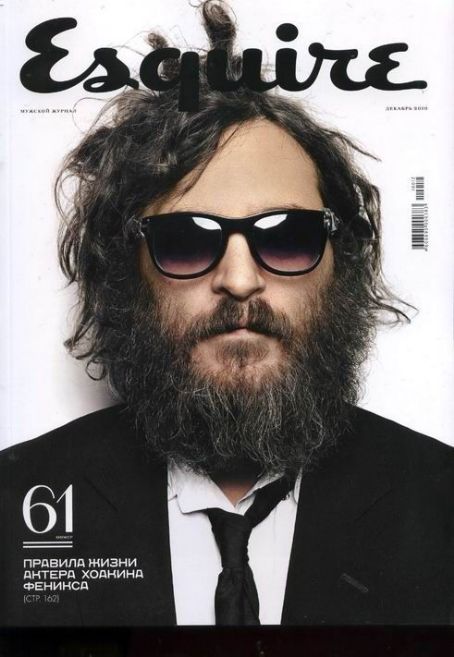 Joaquin Phoenix, Esquire Magazine December 2010 Cover Photo - Russia