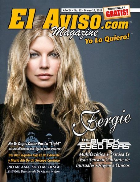 Stacy Ferguson - El Aviso Magazine Cover [United States] (19 March 2011)