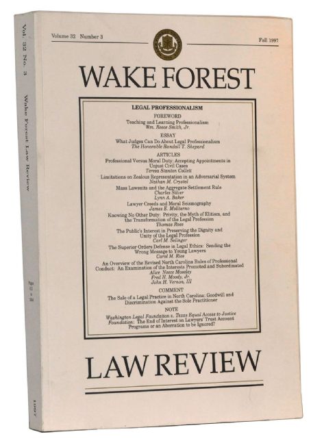 Wake Forest Law Review