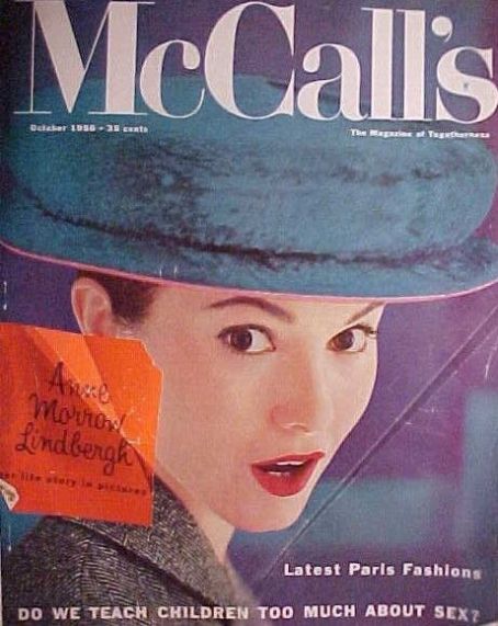 Patsy Shally, McCall's Magazine October 1956 Cover Photo - United States