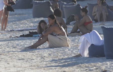 Michelle Rodriguez – In a bikini in Tulum