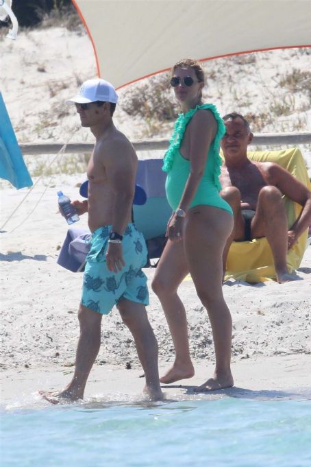 Rhea Durham in Swimsuit on vacationing in Sardinia
