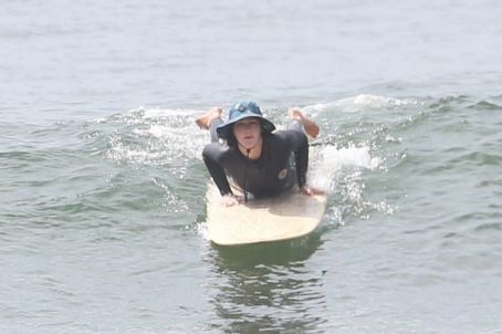 Leighton Meesteer – On a surf session in Malibu