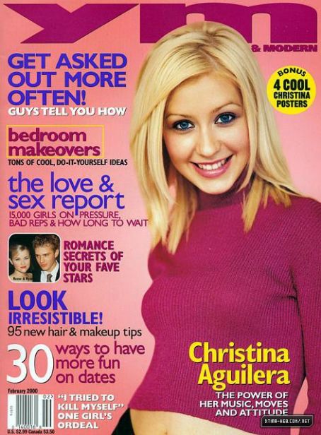 Christina Aguilera, YM Magazine February 2000 Cover Photo - United States