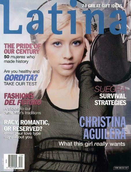 Christina Aguilera Latina Magazine December 1999 Cover Photo United States 2208