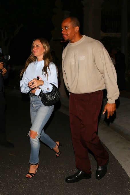 Jennifer Meyer – Leaving Leonardo DiCaprio’s 48th birthday party in
