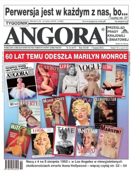 Marilyn Monroe - Angora Magazine Cover [Poland] (1 August 2022)