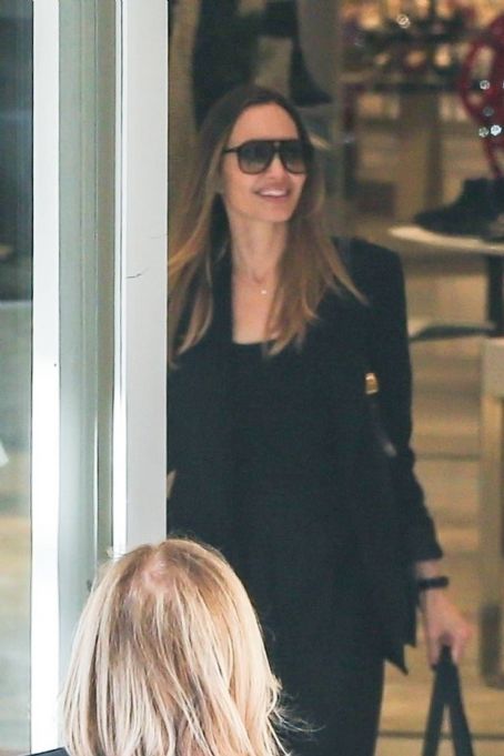 Angelina Jolie – Seen with her daughter Zahara Marley Jolie at Neiman Marcus in Beverly Hills