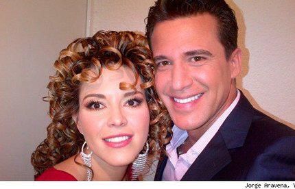 Alicia Machado and Jorge Aravena