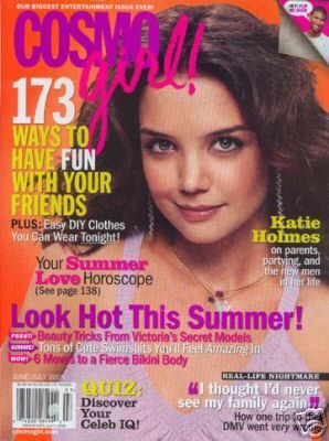 Katie Holmes, Cosmo Girl Magazine June 2005 Cover Photo - United States