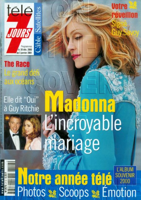 Madonna - Télé 7 Jours Magazine Cover [France] (30 December 2000)