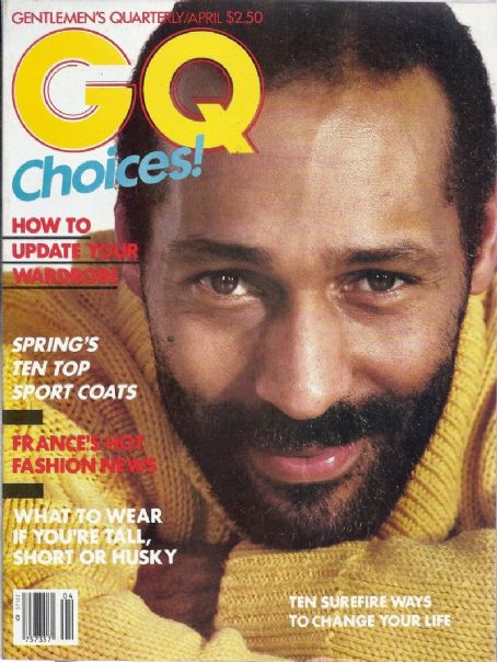 Rashid Silvera, GQ Magazine April 1983 Cover Photo - United States